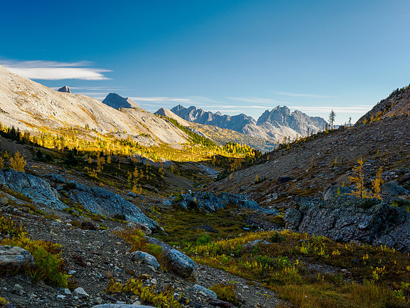 Hiking through Wonder Pass.