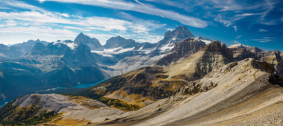 Descending from Wonder Peak to Wonder Pass.