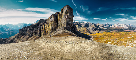 Dramatic NE cliffs on Wonder Peak.