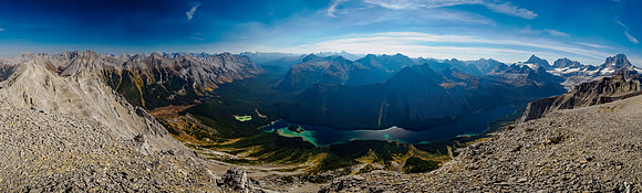 Views of Marvel Lake from the unnamed outlier east of Ely's Dome.