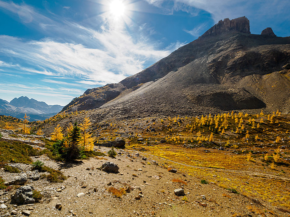 Traversing to The Towers via Wonder Pass.