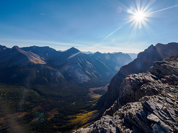 Views down Bryant Creek from Cascade Rock.