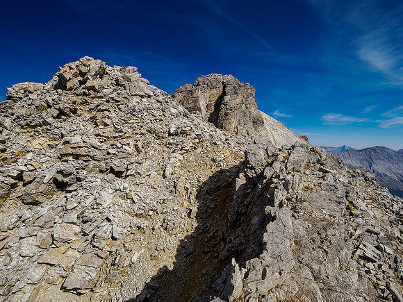 Descending from Wonder Peak to Wonder Pass.