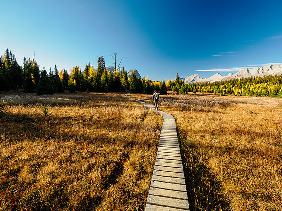Hiking from Wonder Pass to Og Lake.