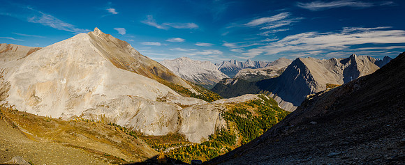 Descending The Towers to Wonder Pass.