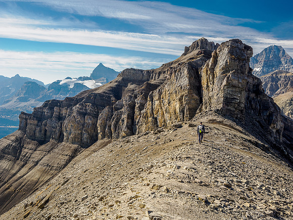 Dramatic NE cliffs on Wonder Peak.