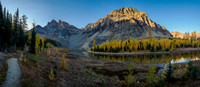 Gog Lake with Naiset Point and The Towers (L) overhead.