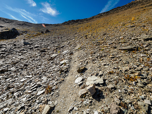 Ascending the SE ridge of The Towers.