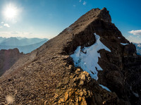 Easy, but gorgeous slopes to the summit.
