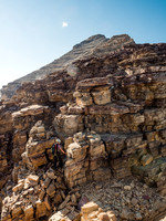 Phil tackles the south ridge.