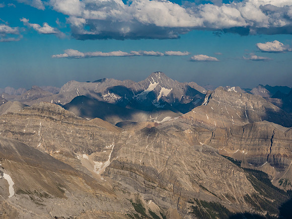Mount Sir Douglas with Red Man Mountain at right.