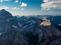 Looking past Eon at left and over Mount Gloria at center towards Terrapin and The Towers at center. Wonder Pass at mid right.