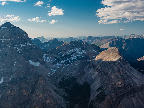 Looking past Eon at left and over Mount Gloria at center towards Terrapin and The Towers at center. Wonder Pass at mid right.