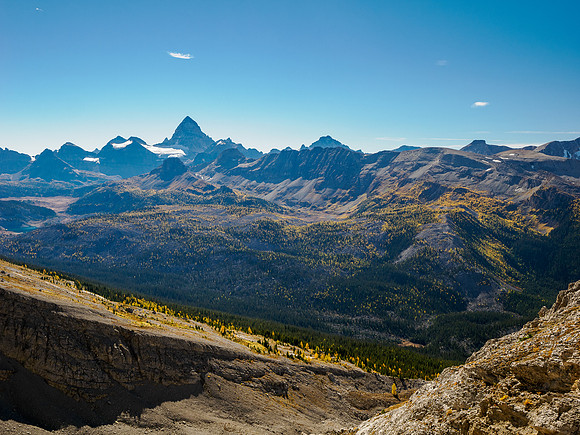 Views to the Assiniboine core area.
