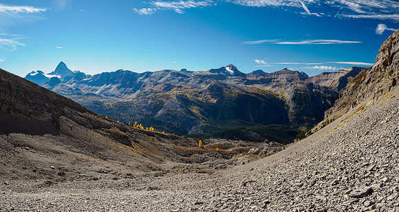 Views to the Assiniboine core area.