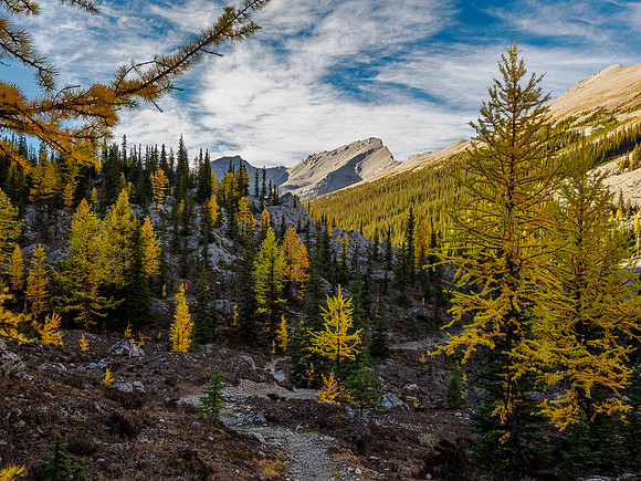Hiking the Valley of the Rocks Trail to Og Lake.