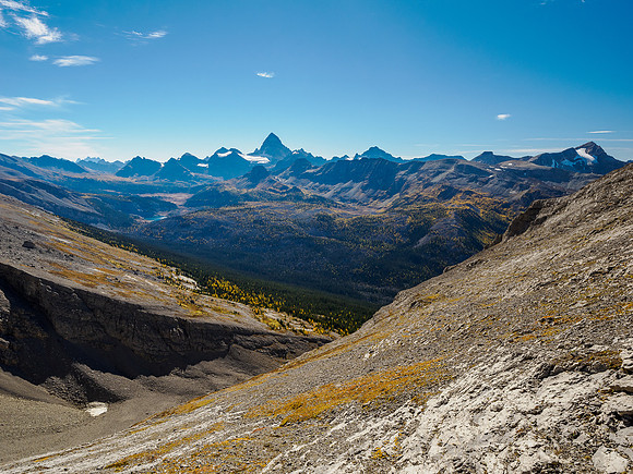 Views to the Assiniboine core area.