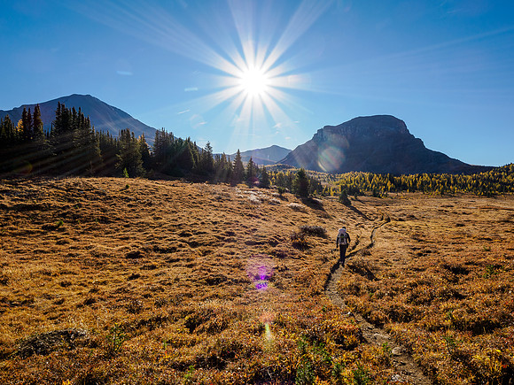 Hiking from Howard Douglas Lake to Citadel Pass.