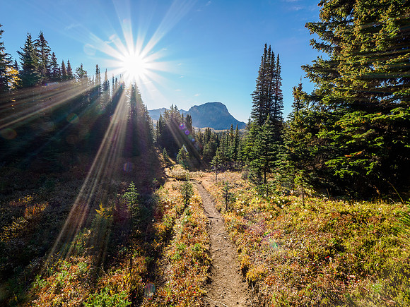 Hiking from Howard Douglas Lake to Citadel Pass.