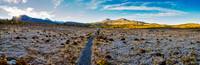 Hiking the Sunshine Meadows to Howard Douglas Lake.