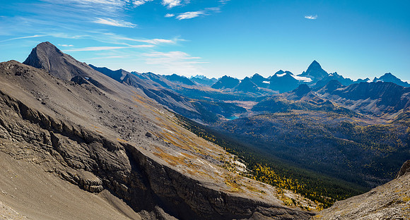 Views to the Assiniboine core area.