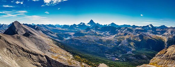 Views to the Assiniboine core area.