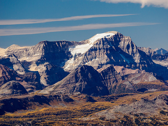 Mount Ball over Pharaoh Peak.