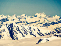 Clemenceau is just one of four Canadian Rockies summits over 12,000 feet. Tusk, to the left of Clemenceau is another Rockies 11,000er.