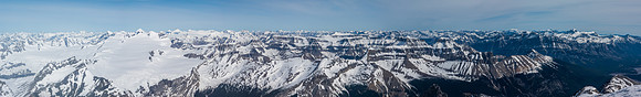 Summit panorama looking north and east from Forbes.