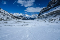 Nearing the toe of the Saskatchewan Glacier.