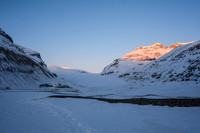 Approaching the Saskatchewan Glacier.