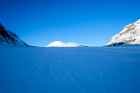 Starting up the Saskatchewan Glacier.
