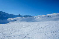Looking towards the access to the Castleguard Meadows.