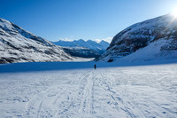 Continuing up the endless Saskatchewan Glacier.
