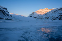 Approaching the Saskatchewan Glacier.