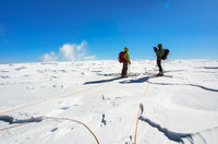 On the summit of Stutfield Peak.