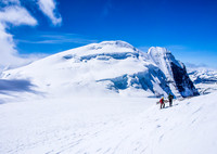 Scoping out the route for tomorrow on North Twin and Twins Tower.