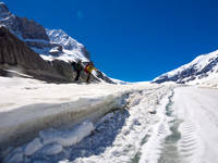 Time for the slog back up the sno coach road.