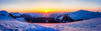 Sunrise on Sunday morning from camp.
