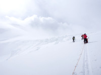We stop to talk to a couple of guys coming out from an attempt at Mount Columbia.