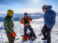 The rescue guide takes some info from us and asks us to pick up Ferenc in Jasper on our way home