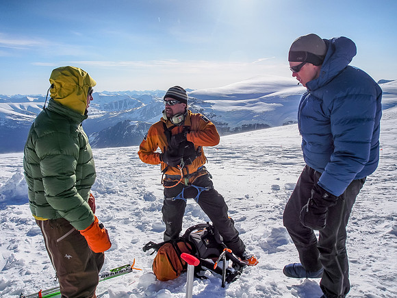 The rescue guide takes some info from us and asks us to pick up Ferenc in Jasper on our way home