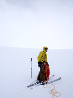 The last picture I have from Thursday - just before heading into blizzard conditions when the only thought I had for about 3 hours was getting to camp.