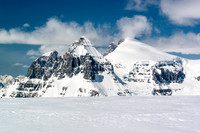 A magnificent view of the group of "Twins". From L to R, West, South, Tower and North Twin.