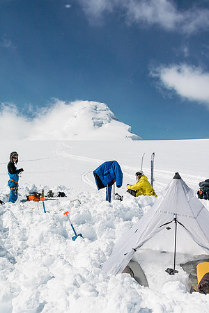 A wonderful winter camp and warm, spring sunshine keeping things nice and toasty. It really doesn't get much better than this.