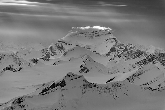 Mount Clemenceau is one of only 4 peaks in the Rockies over 12,000 feet (Robson, Columbia, Clemenceau, North Twin).