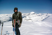 Kev on Stutfield Peak.