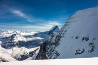 Believe it or not - Trevor Sexsmith skied the slope at right - off of South Twin.