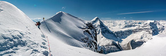 This is what it's all about! Great fun on the final ridge to the summit of one of my favorite peaks of all time.