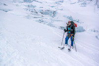Ben poses on the way down the Athabasca ramp.